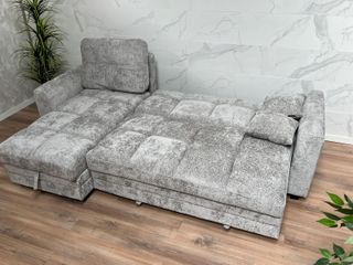 Nuevo!! sofa Cama gris Chaiselongue arcon Oferta
