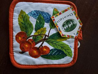 Presine con disegno di frutta