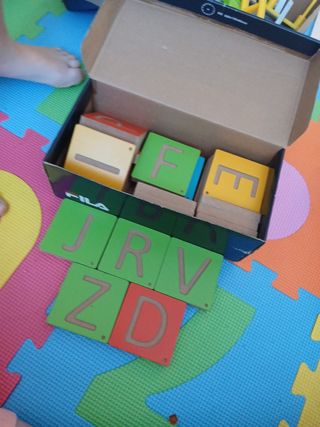 Letras Montessori de Madera