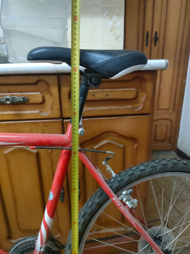 Bicicleta DTB Roja Hombre