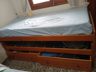 Cama nido juvenil de madera