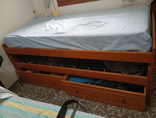 Cama nido juvenil de madera