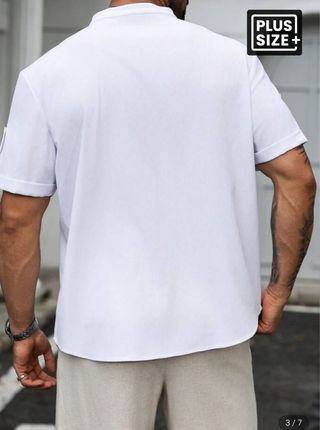 Camisa Blanca Talla 4XL