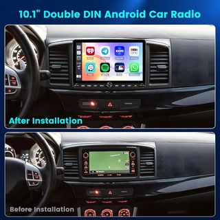 Radio Coche Android 2 DIN 10.1”2+64GB + Extras