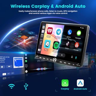 Radio Coche Android 2 DIN 10.1”2+64GB + Extras