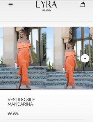 Vestido naranja EYRA