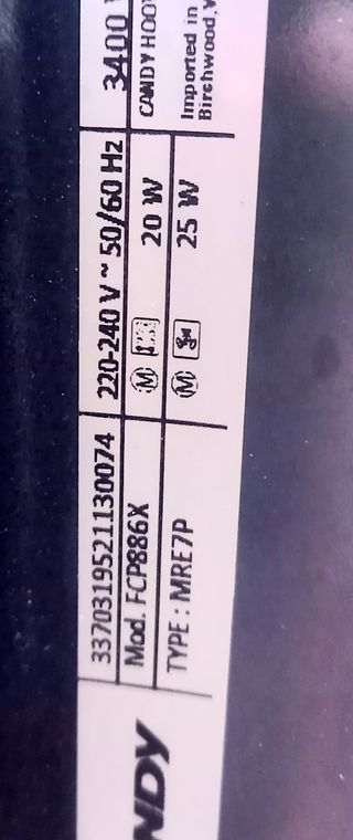 Puerta de horno Candy