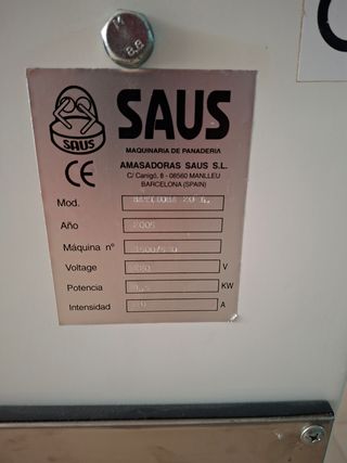 Batidora Amasadora Profesional Saus