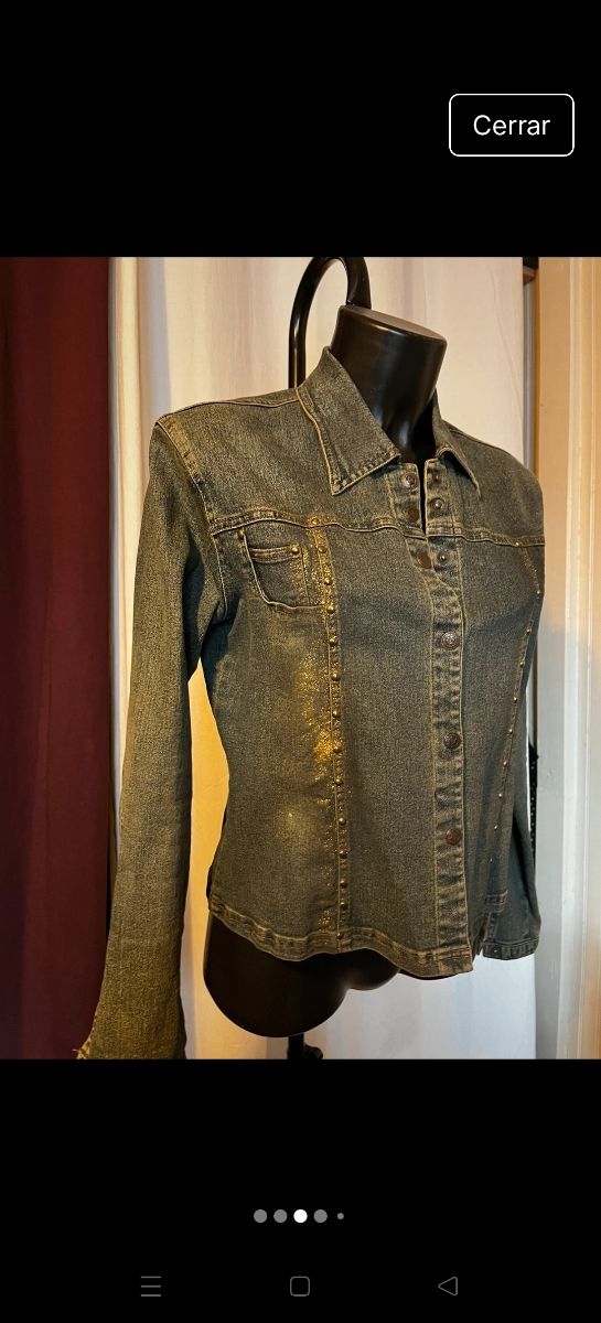 Chaqueta Vaquera con dorados