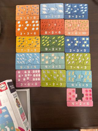 Puzzle Educa Operaciones Matemáticas