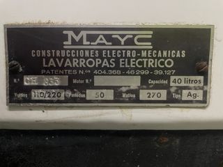 Lavadora Vintage Años 70