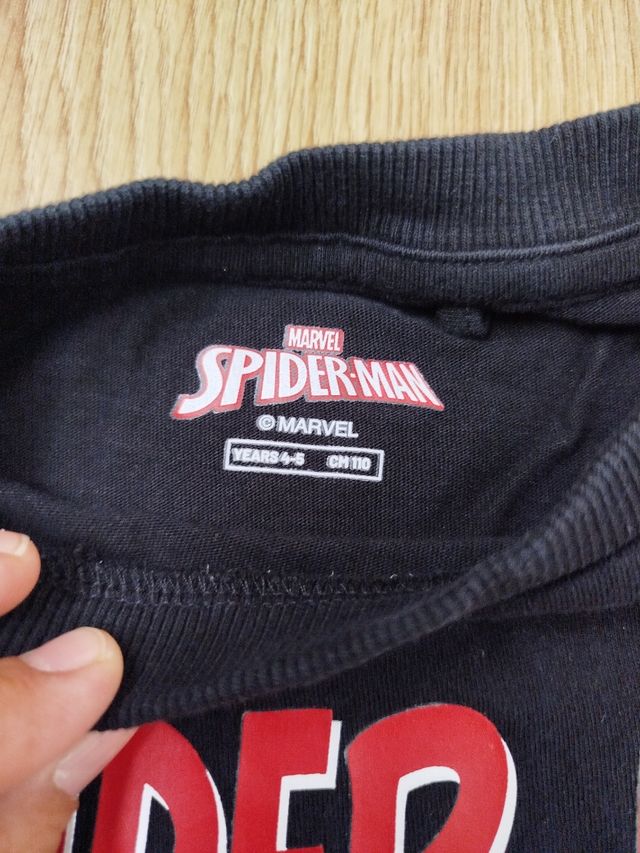 Camiseta Spiderman Talla 4/5 Años