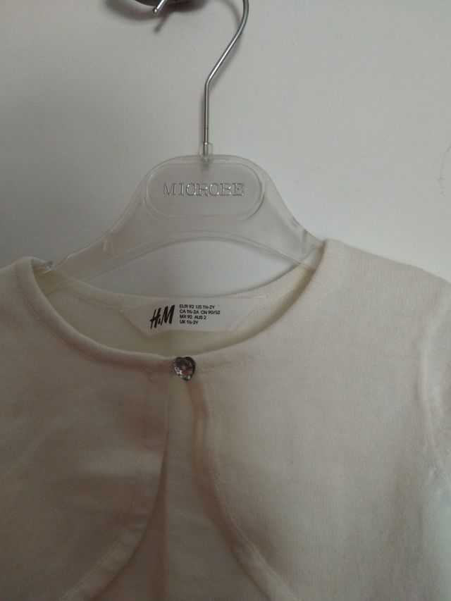 Torera H&M niña beige