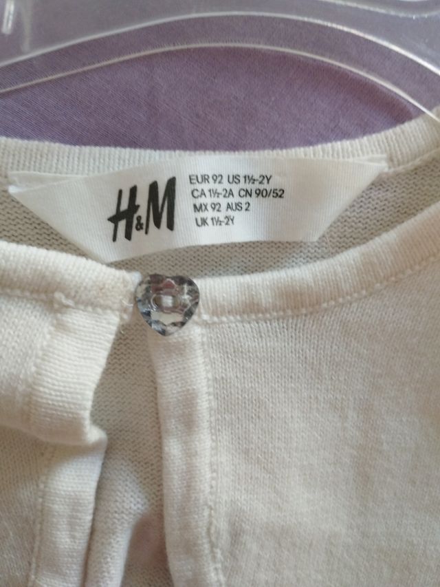 Torera H&M niña beige