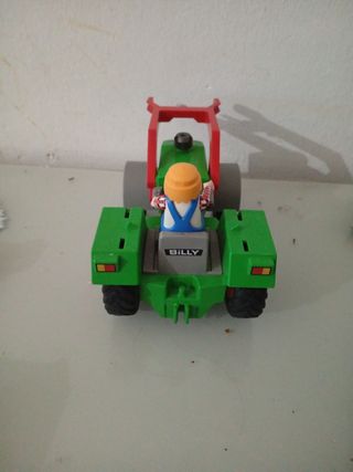 Tractor Playmobil con Muñeco