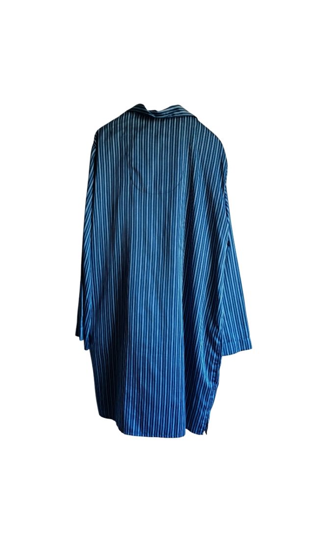 Camisa larga Etam rayas azul talla 46