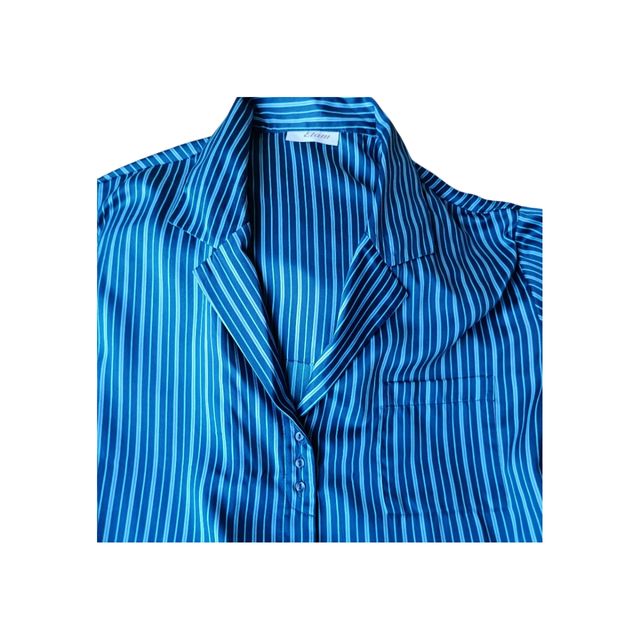 Camisa larga Etam rayas azul talla 46