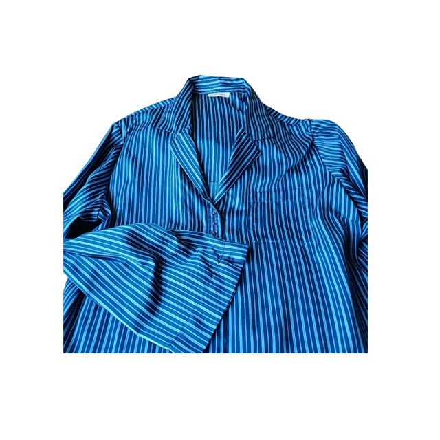 Camisa larga Etam rayas azul talla 46