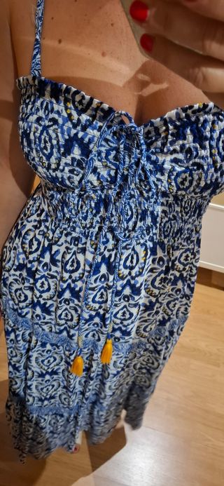 Vestido Sfera Étnico Talla S Sin Estrenar