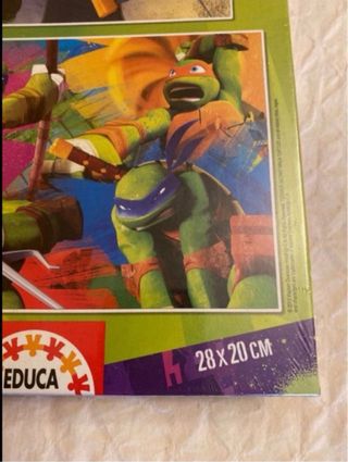 Puzzles Tortugas Ninja 2x 28x20cm