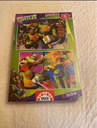 Puzzles Tortugas Ninja 2x 28x20cm