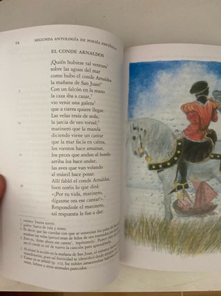o “Libro “segunda antología de poesía española
