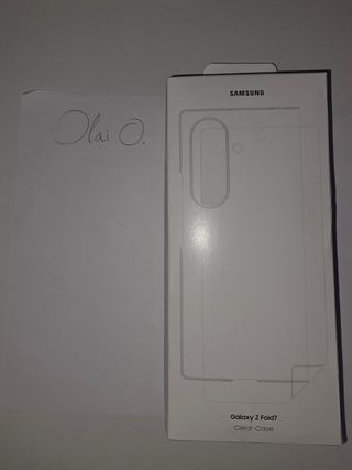 Funda Samsung Galaxy Z Fold 7 Transparente