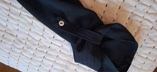 Camisa negra Prechhio T40 manga enrollable