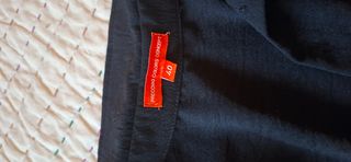 Camisa negra Prechhio T40 manga enrollable