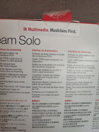 IK Multimedia iRig Stream Solo Interfaz