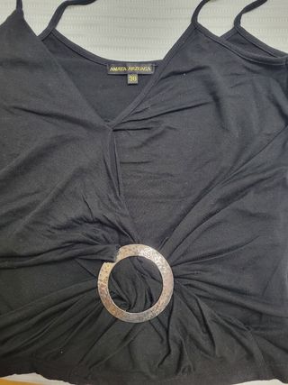 Top Amaya Arzuaga Talla 36 Negro