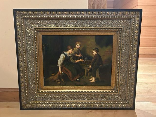 Set 4 cuadros antiguos 