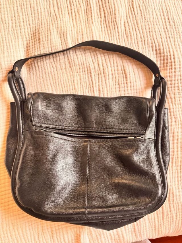 Borsa Costume National Pelle Nera Artigianale