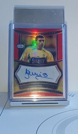 Carta Autografiada de Lucio, SELECT FIFA