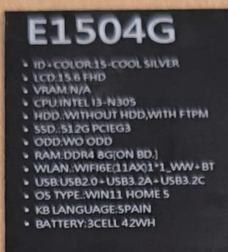 Portátil Asus Vivobook Intel Core i3