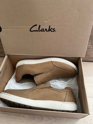 Mocasines Clarks Mapstone Step Piel Talla 41