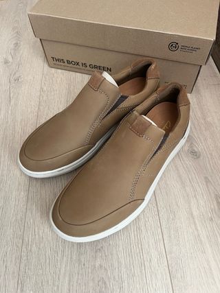 Mocasines Clarks Mapstone Step Piel Talla 41