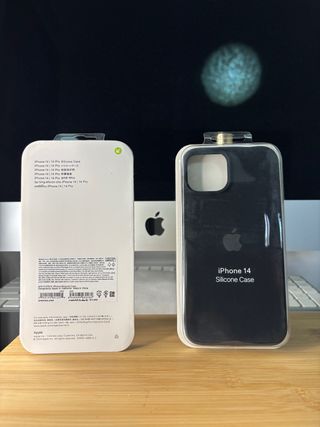 Cover iPhone 14/14 Pro Silicone Apple Nero