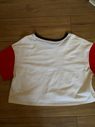 Camiseta Bershka Snoopy Blanca Talla S
