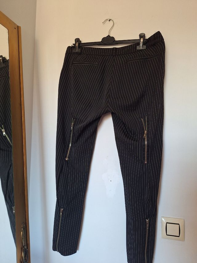 Pantalones rayas Pepe Jeans negros