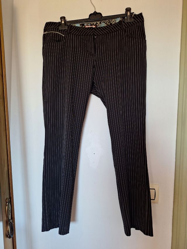 Pantalones rayas Pepe Jeans negros