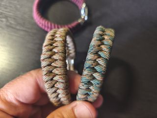 Pulseras cordón náutico tonos tierra.no me desplaz