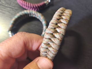 Pulseras cordón náutico tonos tierra.no me desplaz
