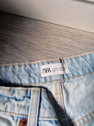 Bermudas vaqueras Zara patchwork