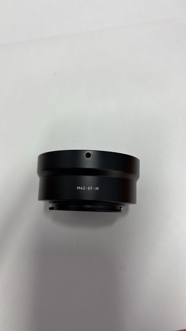 Adaptador de objetivo M42 a cámara Canon EF-M