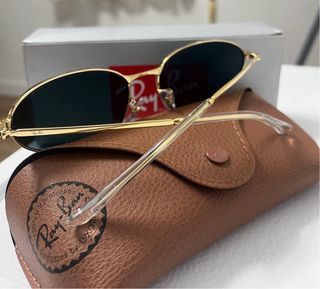 Gafas de sol Ray-Ban doradas y verdes