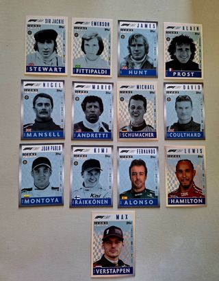 Cartas F1 Icons of the Grid