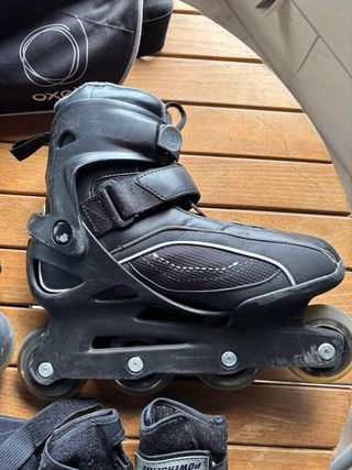 Patines en línea Oxelo Talla 41 + Protecciones