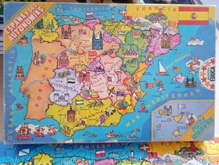 Puzzle Geográfico España y sus Autonomías