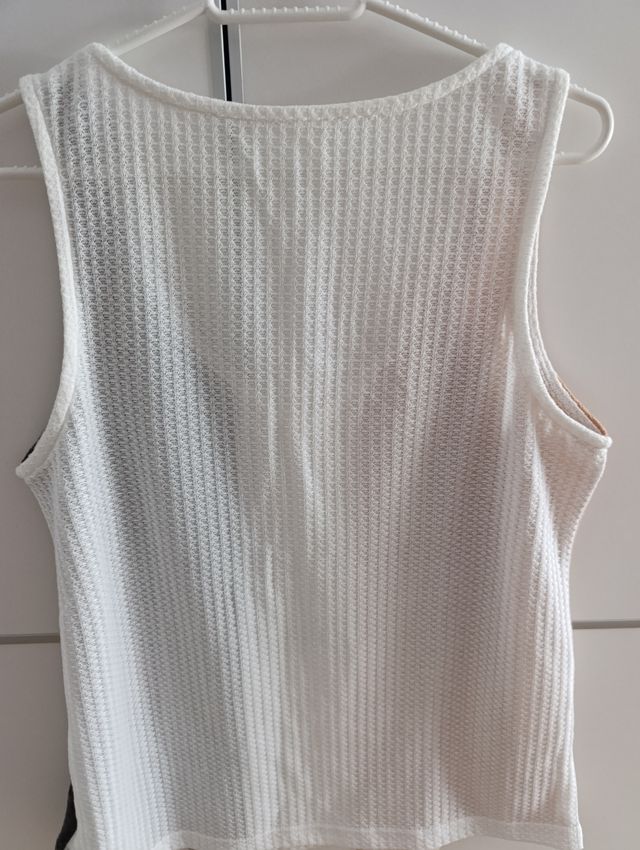 Camiseta tirantes bloques color